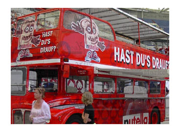 Londonbus - Hyrdropneumatisches Hubdach